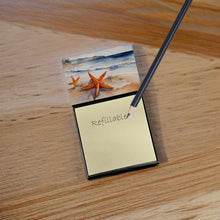 Load image into Gallery viewer, Starfish Sticky Note Holder- Refiilable Desk Accessory Note Pad