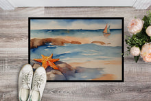 Load image into Gallery viewer, Starfish Doormat - Large 24x36 – Indoor/Outdoor Floor Mat with Artistic Flair