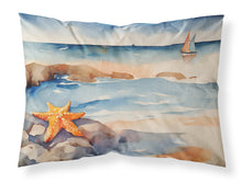 Load image into Gallery viewer, Starfish Standard Pillowcase – Artistic Decorative Front, White Back
