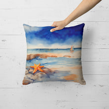 Load image into Gallery viewer, Starfish Throw Pillow