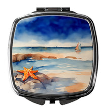 Load image into Gallery viewer, Starfish Compact Mirror – Stylish Purse Mirror with Artistic Covers