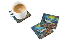 Load image into Gallery viewer, Sting Ray Coasters - Set of 4 Lightweight Foam, Absorbent Drink Coasters