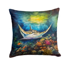 Load image into Gallery viewer, Sting Ray Throw Pillow - 14x14 Decorative Pillow – Art for Your Home &amp; Patio