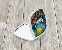 Load image into Gallery viewer, Sting Ray Compact Mirror – Stylish Purse Mirror with Artistic Covers