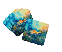 Load image into Gallery viewer, Sting Ray Coasters - Set of 4 Lightweight Foam, Absorbent Drink Coasters