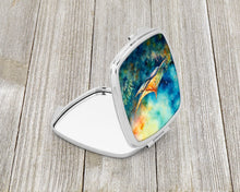 Load image into Gallery viewer, Sting Ray Compact Mirror – Stylish Purse Mirror with Artistic Covers