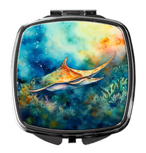 Load image into Gallery viewer, Sting Ray Compact Mirror – Stylish Purse Mirror with Artistic Covers