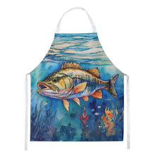 Load image into Gallery viewer, Striped Bass Apron – Artist-Designed Kitchen, BBQ &amp; Craft Apron