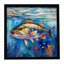 Load image into Gallery viewer, Striped Bass Framed Metal Print