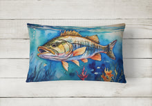 Load image into Gallery viewer, Striped Bass Throw Pillow
