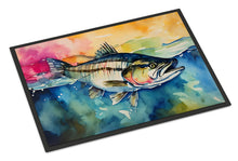 Load image into Gallery viewer, Striped Bass Doormat - Large 24x36 – Indoor/Outdoor Floor Mat with Artistic Flair