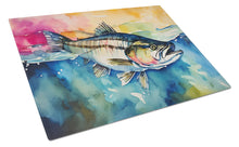 Load image into Gallery viewer, Striped Bass Glass Cutting Boards – Durable, Decorative Kitchen Art Large