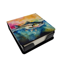 Load image into Gallery viewer, Striped Bass PU Leather Note Paper Holder