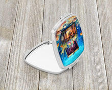 Load image into Gallery viewer, Treasure Chest Compact Mirror – Stylish Purse Mirror with Artistic Covers