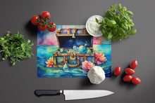 Load image into Gallery viewer, Treasure Chest Glass Cutting Boards – Durable, Decorative Kitchen Art Large