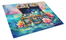 Load image into Gallery viewer, Treasure Chest Glass Cutting Boards – Durable, Decorative Kitchen Art Large