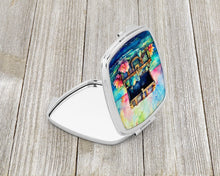 Load image into Gallery viewer, Treasure Chest Compact Mirror – Stylish Purse Mirror with Artistic Covers