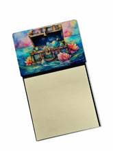 Load image into Gallery viewer, Treasure Chest Sticky Note Holder- Refiilable Desk Accessory Note Pad