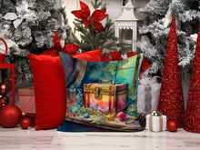Load image into Gallery viewer, Treasure Chest Throw Pillow - 14x14 Decorative Pillow – Art for Your Home &amp; Patio