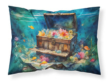 Load image into Gallery viewer, Treasure Chest Standard Pillowcase – Artistic Decorative Front, White Back