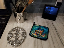 Load image into Gallery viewer, Treasure Chest Pot Holders - Set of 2 Decorative Kitchen Helpers | Made in the USA