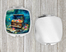 Load image into Gallery viewer, Treasure Chest Compact Mirror – Stylish Purse Mirror with Artistic Covers