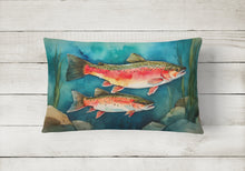 Load image into Gallery viewer, Trout Throw Pillow