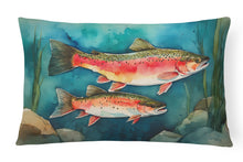 Load image into Gallery viewer, Trout Throw Pillow