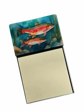 Load image into Gallery viewer, Trout Sticky Note Holder- Refiilable Desk Accessory Note Pad