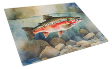 Load image into Gallery viewer, Trout Glass Cutting Boards – Durable, Decorative Kitchen Art Large