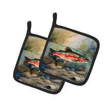 Load image into Gallery viewer, Trout Pot Holders - Set of 2 Decorative Kitchen Helpers | Made in the USA
