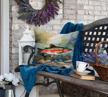 Load image into Gallery viewer, Trout Throw Pillow