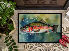 Load image into Gallery viewer, Trout Doormat - Large 24x36 – Indoor/Outdoor Floor Mat with Artistic Flair