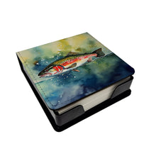 Load image into Gallery viewer, Trout PU Leather Note Paper Holder