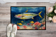 Load image into Gallery viewer, Yellowfin Tuna Doormat - Large 24x36 – Indoor/Outdoor Floor Mat with Artistic Flair