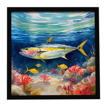 Load image into Gallery viewer, Yellowfin Tuna Framed Metal Print