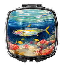 Load image into Gallery viewer, Yellowfin Tuna Compact Mirror – Stylish Purse Mirror with Artistic Covers