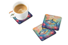 Load image into Gallery viewer, Yellowfin Tuna Coasters - Set of 4 Lightweight Foam, Absorbent Drink Coasters