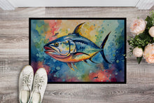 Load image into Gallery viewer, Yellowfin Tuna Doormat - Large 24x36 – Indoor/Outdoor Floor Mat with Artistic Flair