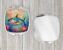 Load image into Gallery viewer, Yellowfin Tuna Compact Mirror – Stylish Purse Mirror with Artistic Covers