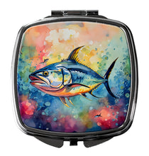 Load image into Gallery viewer, Yellowfin Tuna Compact Mirror – Stylish Purse Mirror with Artistic Covers
