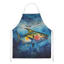 Load image into Gallery viewer, Yellowfin Tuna Apron – Artist-Designed Kitchen, BBQ &amp; Craft Apron