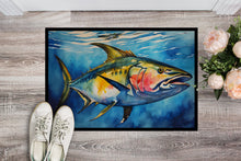 Load image into Gallery viewer, Yellowfin Tuna Doormat - Large 24x36 – Indoor/Outdoor Floor Mat with Artistic Flair