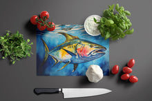 Load image into Gallery viewer, Yellowfin Tuna Glass Cutting Boards – Durable, Decorative Kitchen Art Large