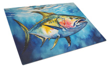 Load image into Gallery viewer, Yellowfin Tuna Glass Cutting Boards – Durable, Decorative Kitchen Art Large