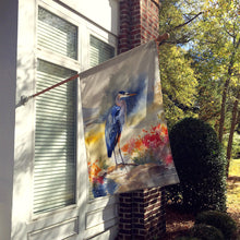 Load image into Gallery viewer, Blue Heron House Flag