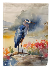 Load image into Gallery viewer, Blue Heron House Flag