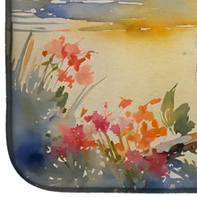 Load image into Gallery viewer, Blue Heron Dish Drying Mat