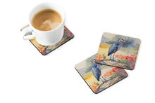Load image into Gallery viewer, Blue Heron Coasters - Set of 4 Lightweight Foam, Absorbent Drink Coasters