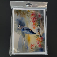 Load image into Gallery viewer, Blue Heron Greeting Cards - Blank Note Cards – 8-Pack of Artist-Designed Cards with Envelopes